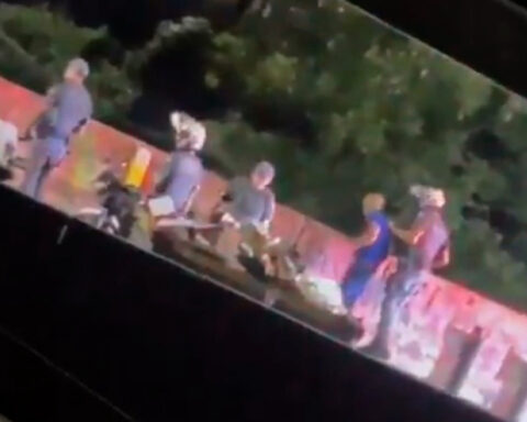 Video of military police officer throwing man off bridge sparks anger in Brazil