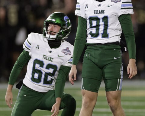 No. 24 Army wins AAC championship in first attempt as Daily runs for 4 TDs in 35-14 win over Tulane