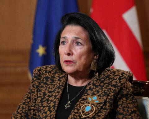 Georgia's president says she talked with Trump, Macron about 'stolen election'