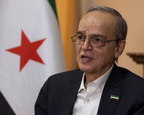 Syrian opposition leader calls for 18 month transition period before elections