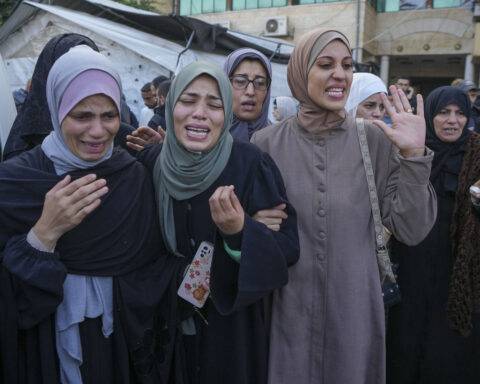 Gaza health officials say latest Israeli airstrikes kill at least 14 including children