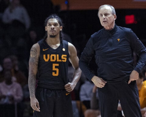 Tennessee grabs No. 1 in AP Top 25 after shakeup; No. 3 Iowa State has highest ranking since 1950s