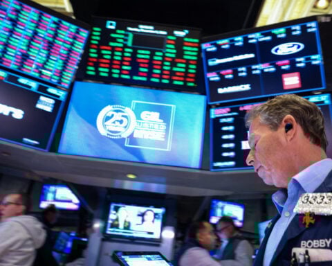 Global, US stocks fall; oil, gold rise over 1% on geopolitical risk