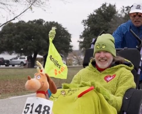 Runner with ALS aims for 100 marathons with support from family & friends