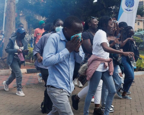 Kenyan police fire teargas at protesters marching against femicide