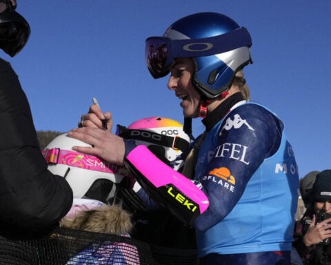 Lindsey Vonn will serve as a forerunner, test out the course before World Cup races at Beaver Creek