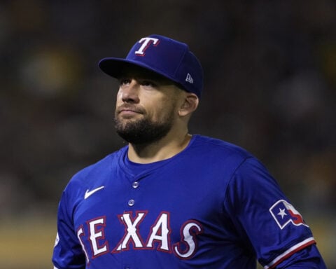 Rangers agree on $75 million, 3-year deal to keep RHP Nathan Eovaldi, AP source says