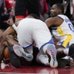 Steve Kerr deems foul call that led to Warriors' loss to Rockets in NBA Cup 'unconscionable'