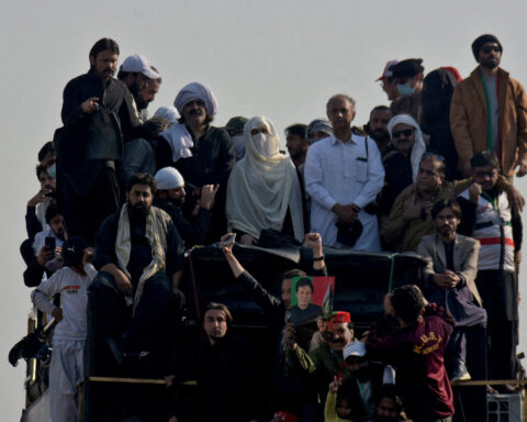 Pakistan ex-PM Imran Khan and wife indicted in another graft case, Geo TV reports