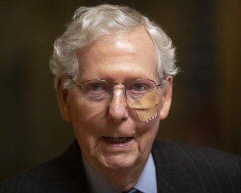 McConnell absent from Senate on Thursday as he recovers from fall in Capitol