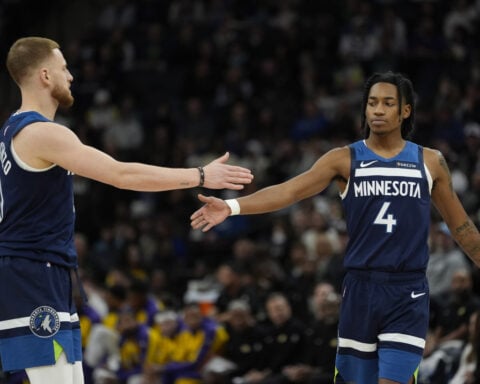 Timberwolves beat Lakers without LeBron James 97-87 with another defensive showing