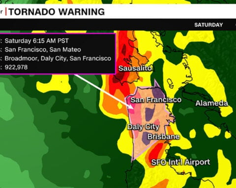 Downtown San Francisco experiences first tornado warning in recorded history