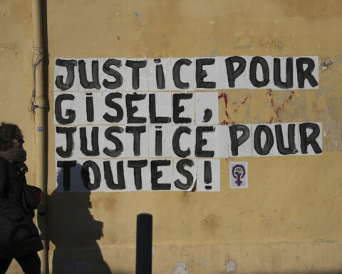 Women's right activists rally in France ahead of Gisèle Pelicot's rape trial verdict