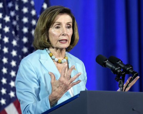 Pelosi has hip replacement surgery at a US military hospital in Germany after a fall