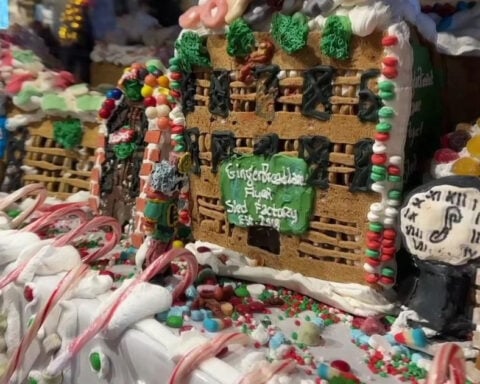 Meet the man behind the world's largest gingerbread village, now on display in NYC