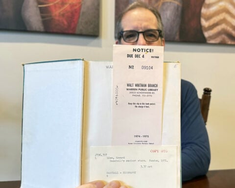 Detroit-area library says Chicago man can keep overdue baseball book -- 50 years later