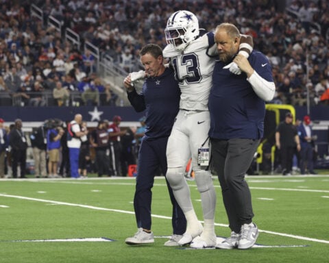 Cowboys cornerback Trevon Diggs set for season-ending knee surgery, AP sources say