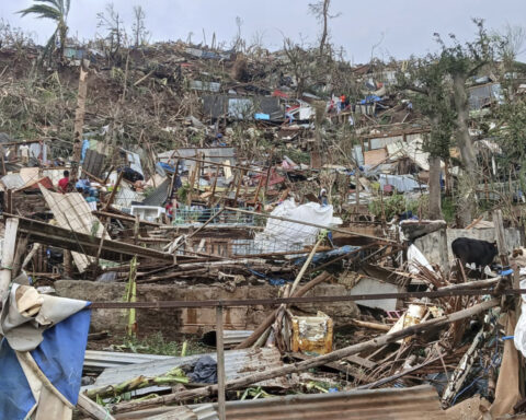 At least 11 dead in the French territory of Mayotte as Cyclone Chido causes devastating damage