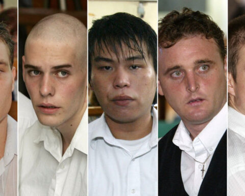 Five freed members of Bali Nine drug gang ‘relieved and happy’ to be home