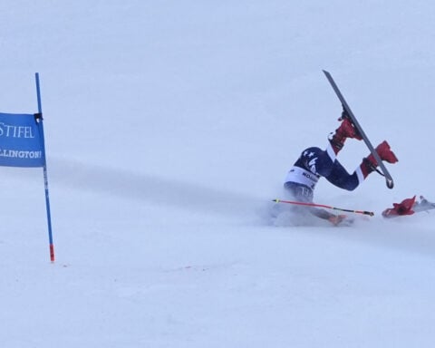 Shiffrin recovering after abdominal surgery to clean out deep puncture wound suffered in race crash