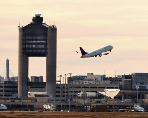 Two men arrested after drone flies ‘dangerously close’ to Boston’s Logan Airport, police say