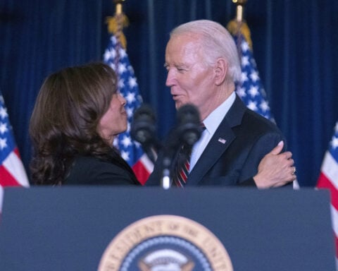 Biden, Harris thank major Democratic donors and urge them to stay engaged after tough loss to Trump