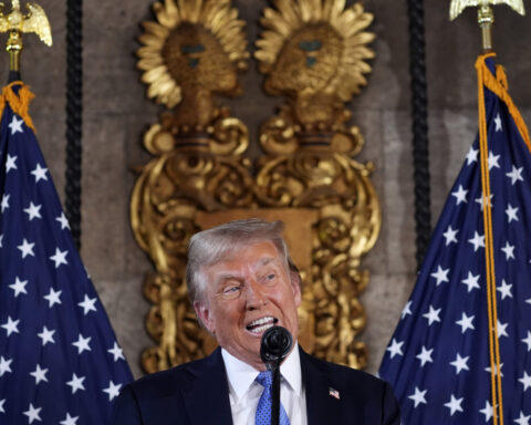 Trump weighs in on NY mayor, vaccines and drones in freewheeling press conference at Mar-a-Lago