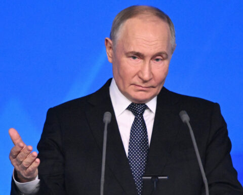 Putin accuses West of pushing Russia to its "red lines" forcing it to respond