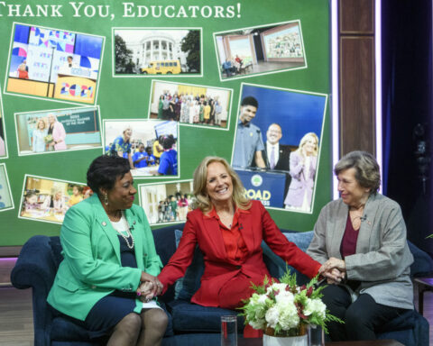 Jill Biden says she has closed the book on teaching at Northern Virginia Community College