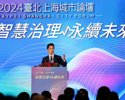 Taipei mayor calls for reduced tensions during rare visit of Chinese officials