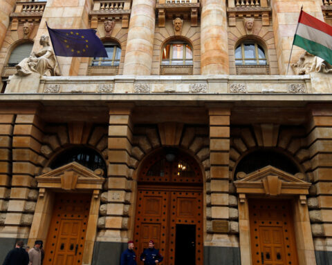 Hungary central bank leaves base rate steady for third straight month