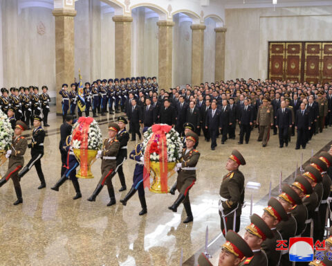 North Korea's Kim visits family tomb to pay tribute to his father