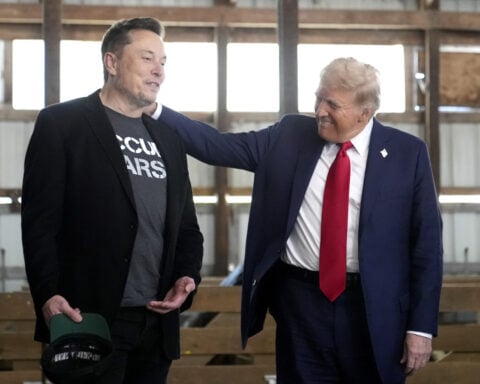 Musk and Trump are viewed roughly the same by Americans, an AP-NORC poll finds