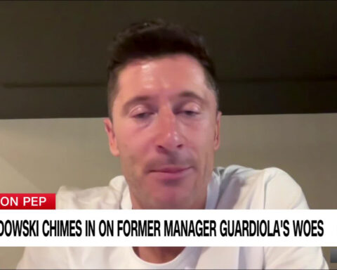 Lewandowski chimes in on former manager Guardiola's woes