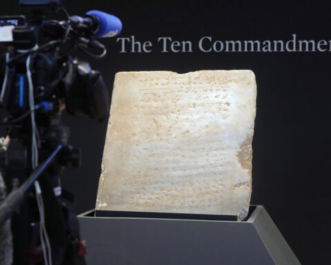 Oldest known stone tablet inscribed with the Ten Commandments sells for over $5M