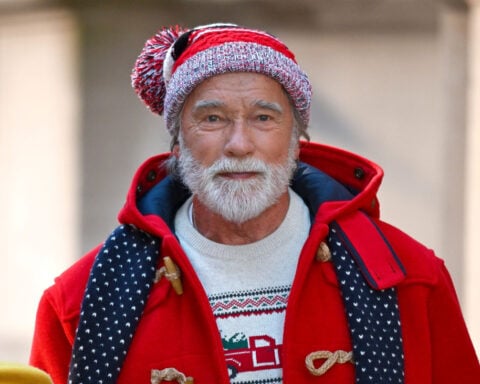 Arnold Schwarzenegger is shooting a movie as Santa, and it will put you in the jolliest holiday mood