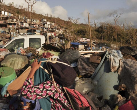 Survivors recount 'very apocalyptic' cyclone that ripped through French territory of Mayotte