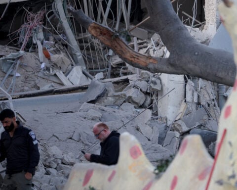 Israeli military says intercepted one missile that was launched from Yemen