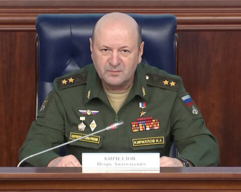 Suspect in killing of top Russian general taken to crime scene, state media says