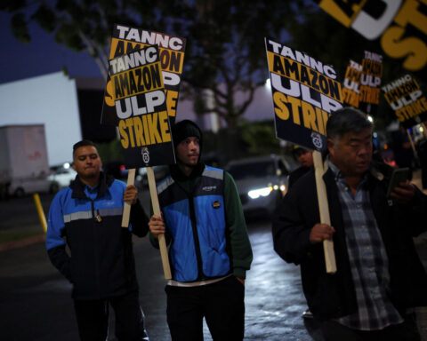 Amazon workers strike at seven US facilities ahead of Christmas rush