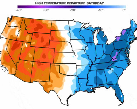 See the forecast for winter storms that may affect holiday travelers