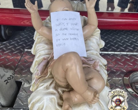 Baby Jesus figurine stolen from Colorado nativity scene returned anonymously with apology