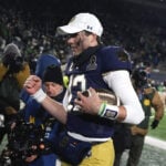 Notre Dame protects home field in new postseason era with 1st playoff win, 27-17 over Indiana