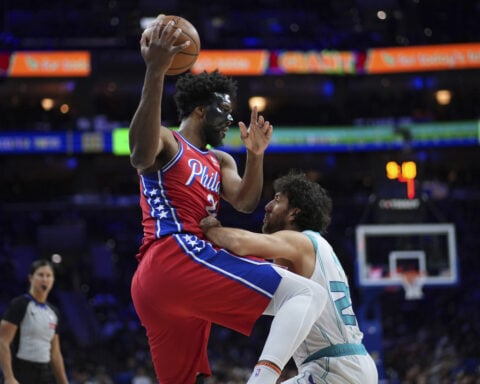 Philadelphia 76ers star Joel Embiid working through injuries and mental health struggles