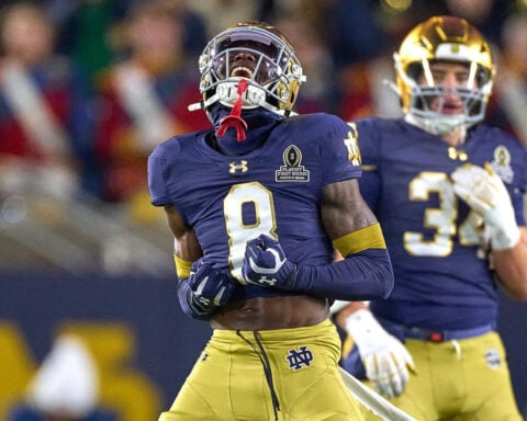 Notre Dame dominates Indiana in College Football Playoff opener