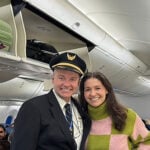 A pilot raced through the airport to surprise an old friend: the woman who saved his life