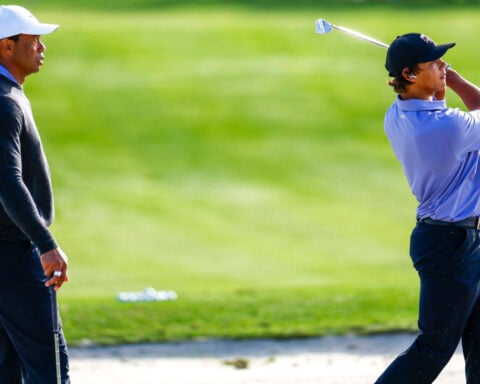 Tiger Woods and son Charlie shine at PNC Championship in Woods’ return to competition