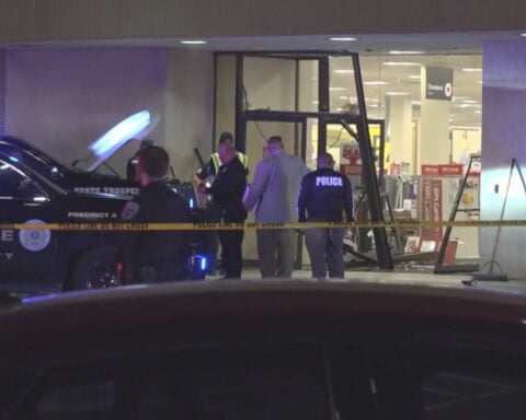 Fleeing motorist is dead after driving into Texas shopping mall and injuring 5