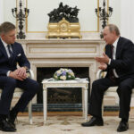 Russia's Putin holds talks with Slovakian PM Fico, in a rare visit to Moscow by an EU leader