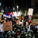 Tens of thousands gather in anti-government protest in Belgrade